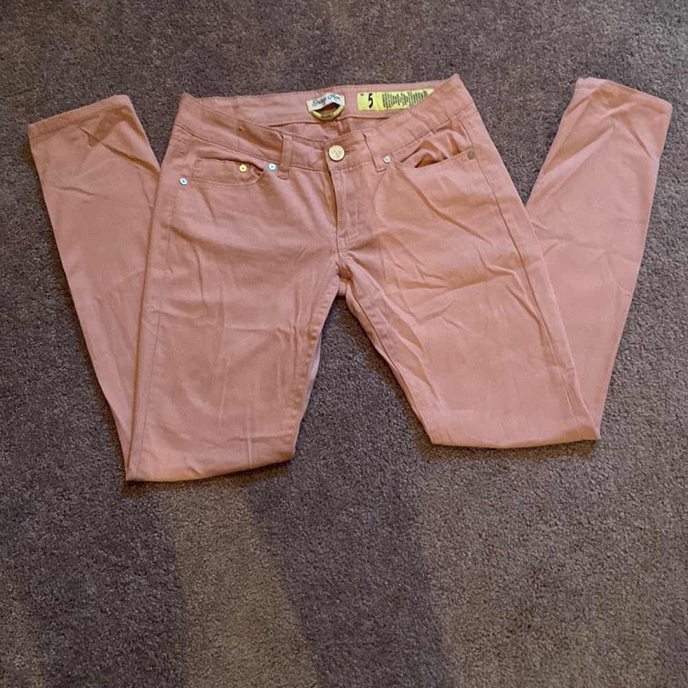 Creamy pink skinny jeans/pants. Size 5. Great condition. Hardly ever worn.